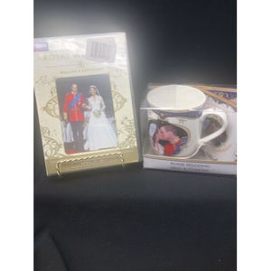 Kate & William Royal Wedding Mug Coaster & Wedding Video Royal Crest